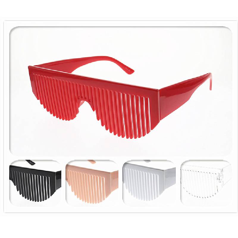 Vertical Comb Teeth Eyeglasses-all