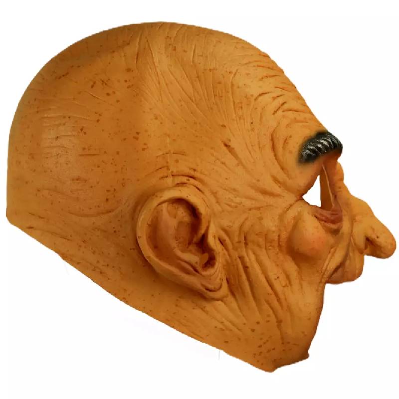 Old Man Open Mouth Latex Mask