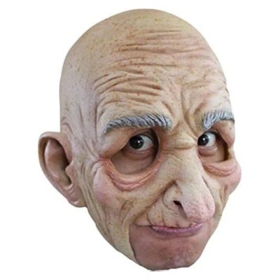 Old Man Open Mouth Latex Mask