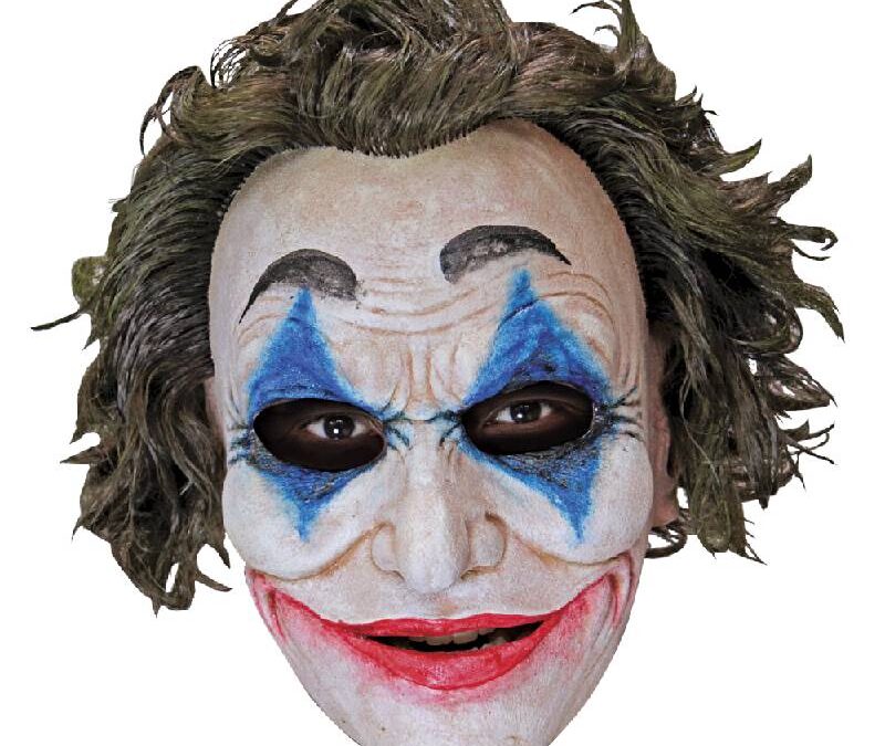 Crazy Jack Clown Latex Mask