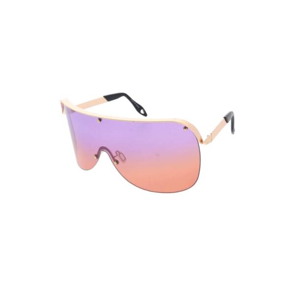 Large Shaded Uni-Lens Sunglasses purple/pink