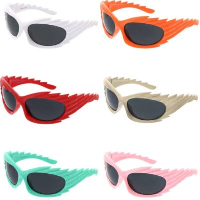 Opaque Brushed Frame Sunglasses