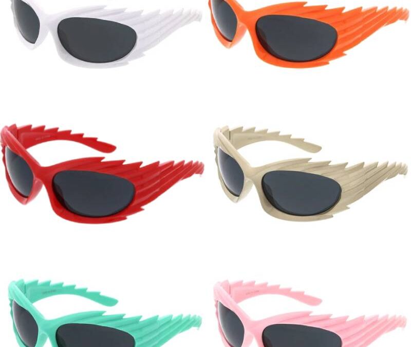 Opaque Brushed Frame Sunglasses