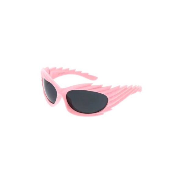 Opaque Brushed Frame Sunglasses pink