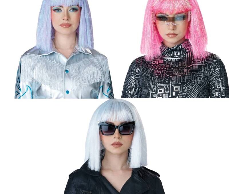 Cosplay Shimmering Bob Adult Wig