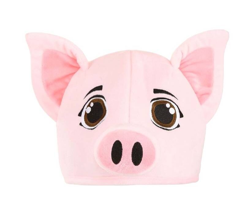 Deluxe Plush Pig Hat for Flying Pig