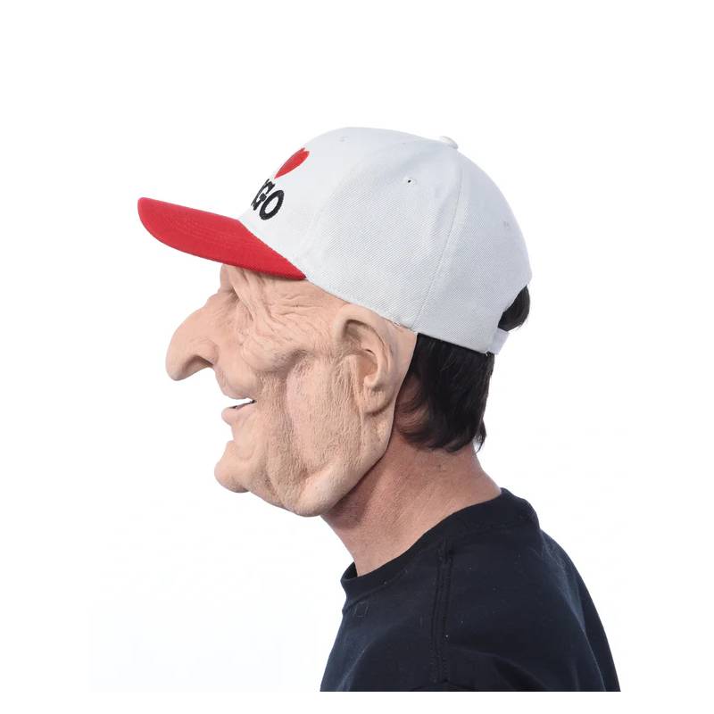 Old Man Bingo Cap Mask