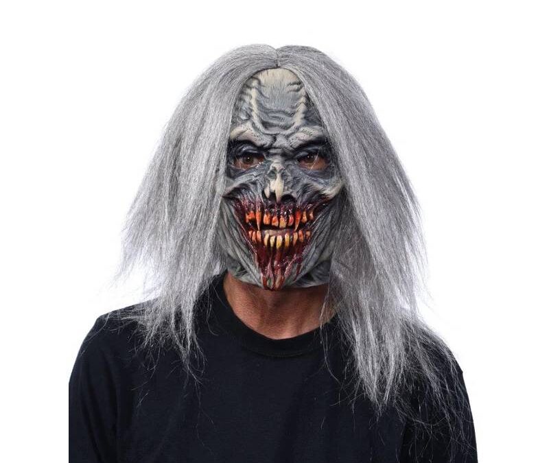 Primeval Vampire Mask w Wig