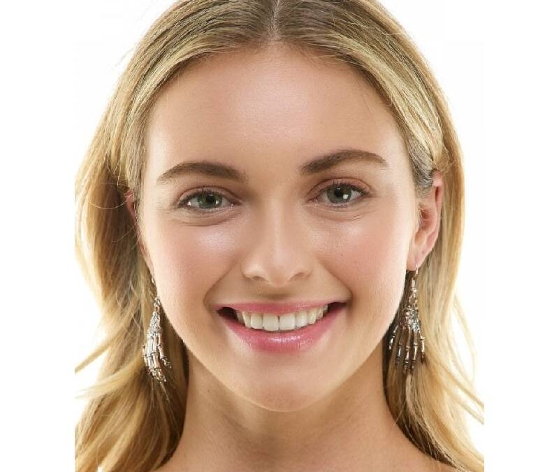 Metal Skeleton Hands Earrings