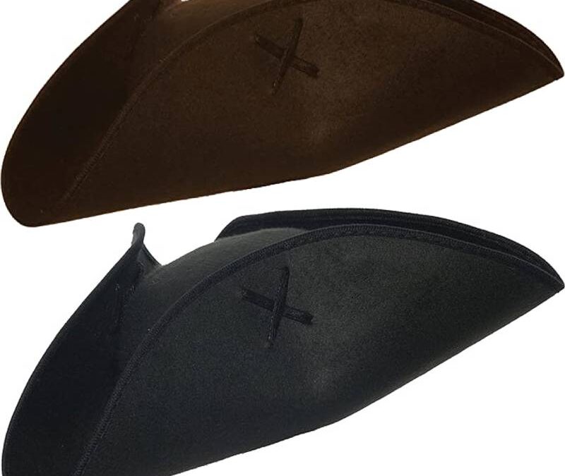 Deluxe Felt Tri-Corner Hat