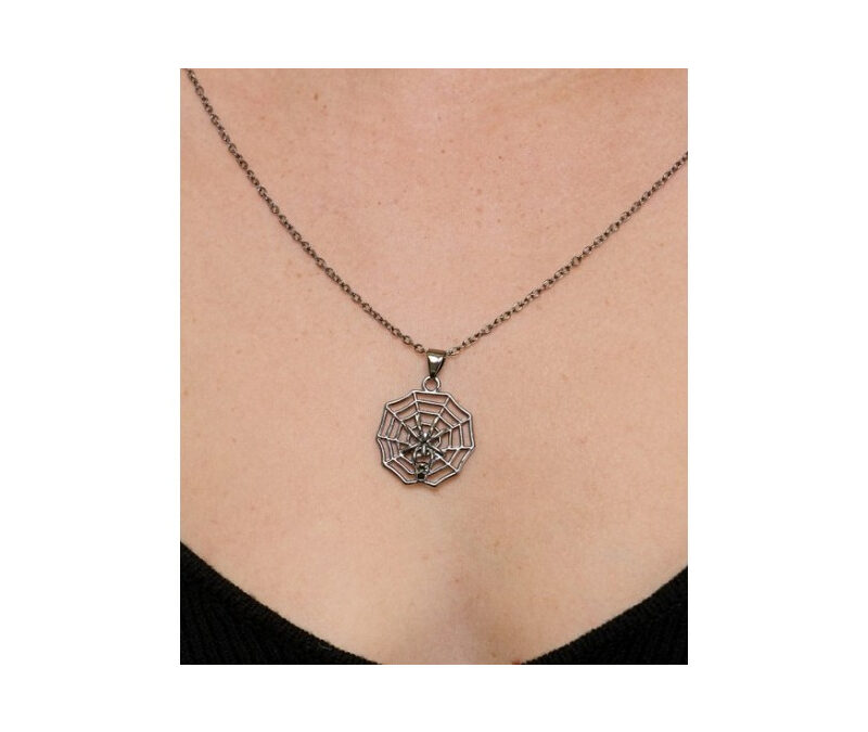 Spider Web Necklace