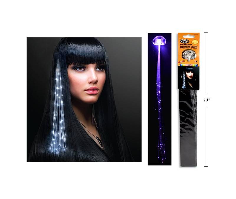 Light-Up Color Change Fiber Optic Hair Extension Clip