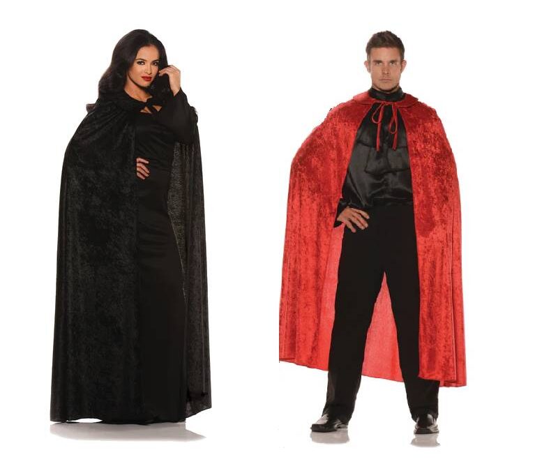 Velvet Cape with Collar