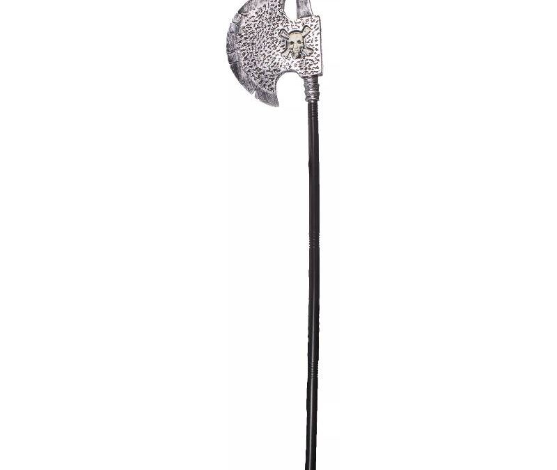 50″ Plastic Grim Reaper Axe w Skull