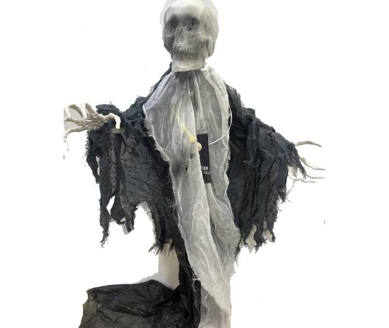 Battery Operated Hanging 47″ Light Up Mummy Reaper