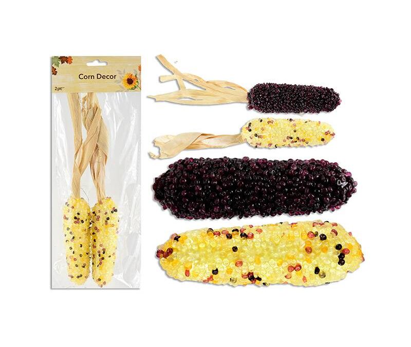 11″ Artificial Beaded Harvest Corn