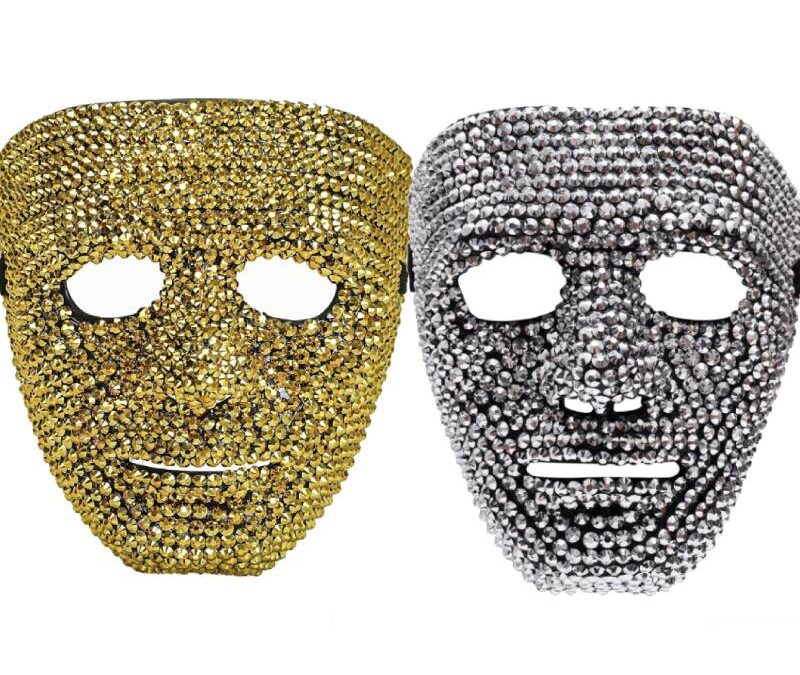 Bling Face Mask Gold or Silver