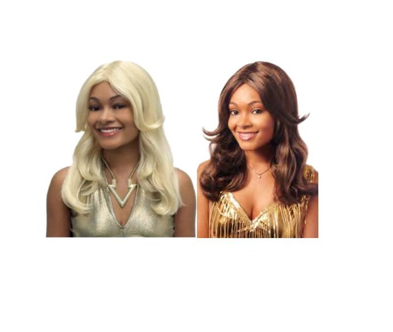 70s Feathered Wig Brown or Blonde