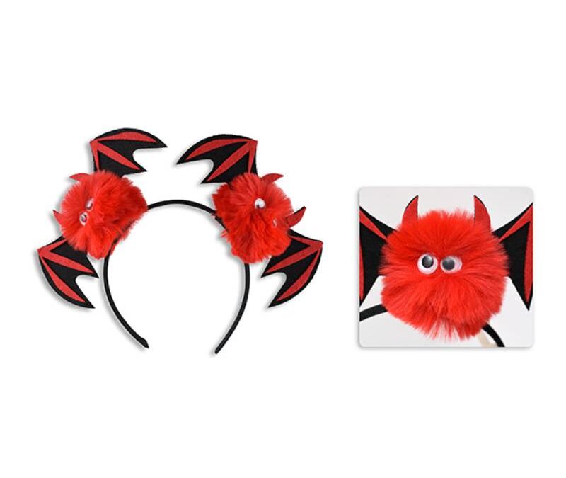 Fabric Flying Devil Bat Headband