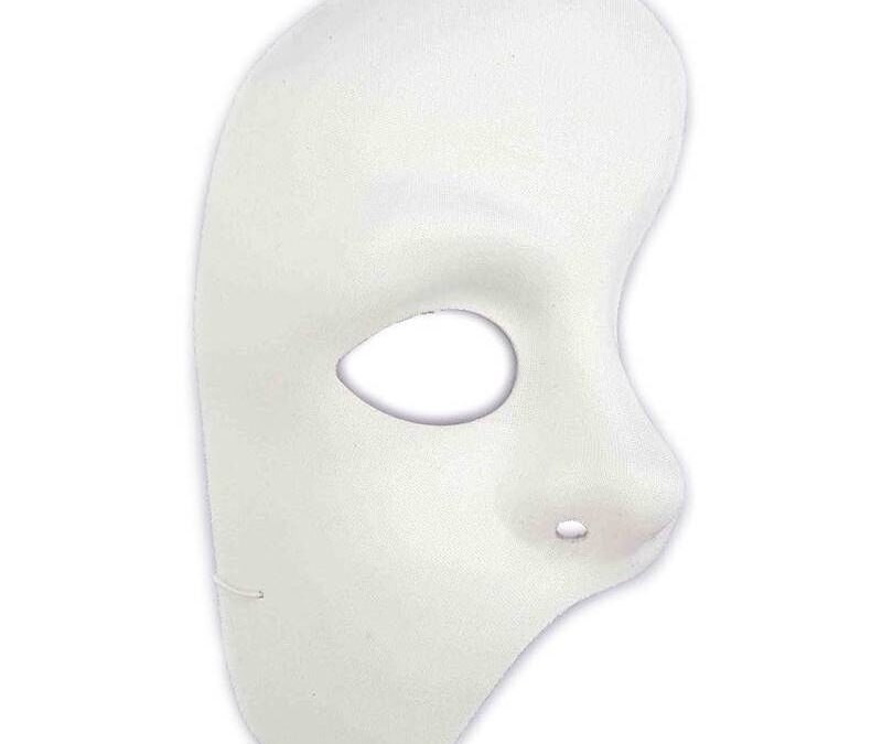 Plastic Phantom Half Face Mask