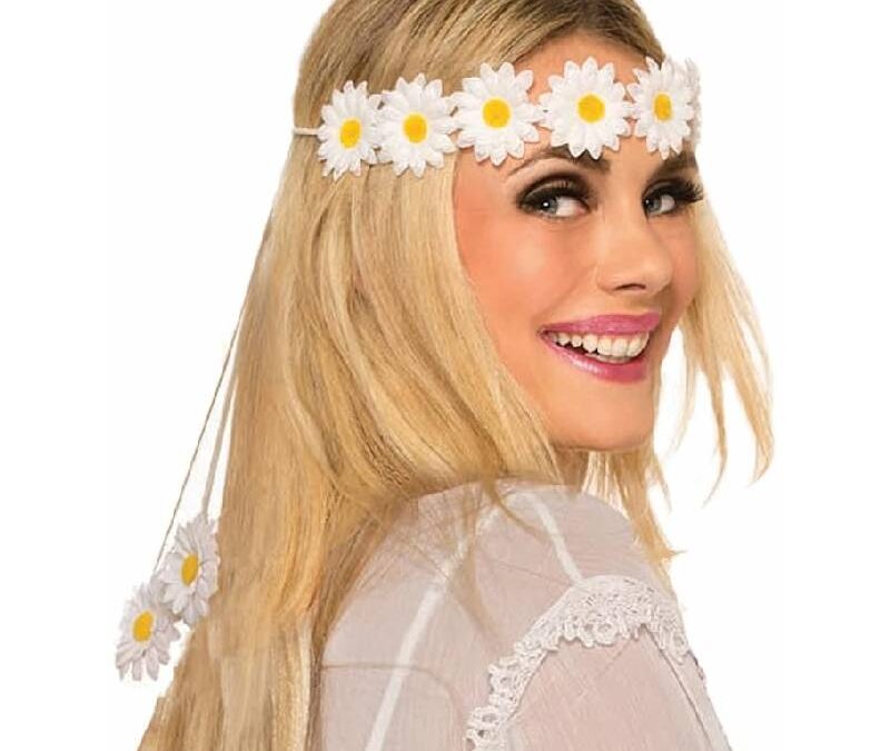 Fabric Hippie Daisy Headband