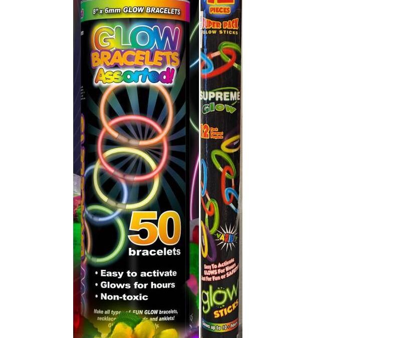 Assorted Colors Tube Of Glow Bracelets
