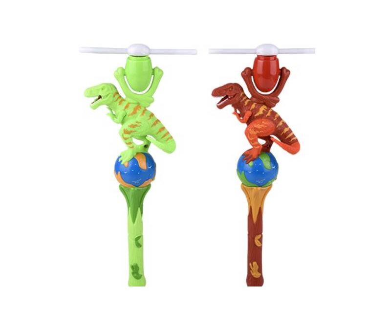 Light Up Dinosaur Windmill Spinner w Sound