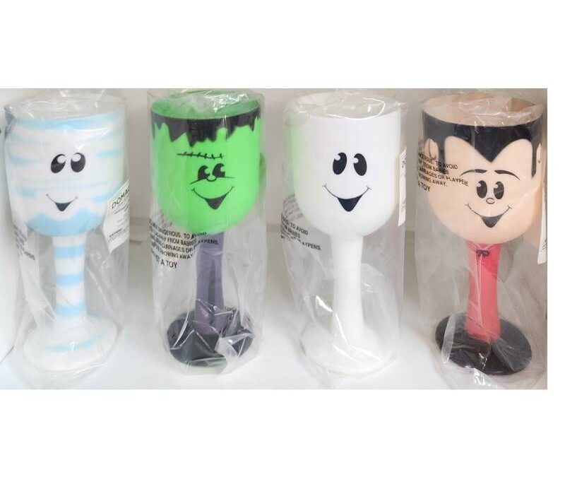7″ Plastic Friendly Monster Goblets