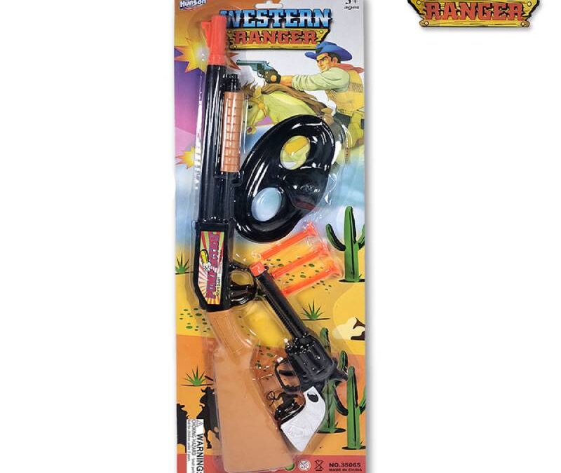Plastic Childs Western Gun Set