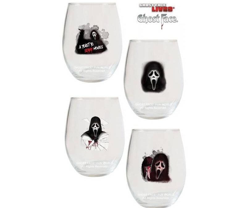 Ghost Face® 4 Piece Plastic Tumbler Set