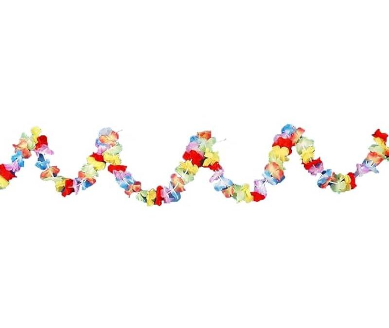 100″ Luau Silk Flower Petal Garland