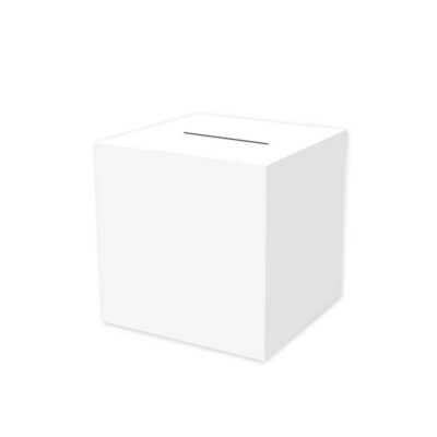 All Purpose White Card Receiving Box