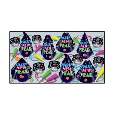 Happy New Year Neon Midnight 50