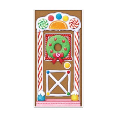 gingerbread house door cover