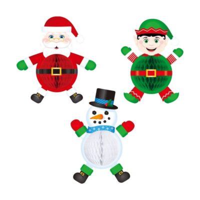 Tissue Elf Santa & Snowman