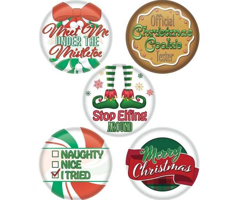 Christmas Party Buttons