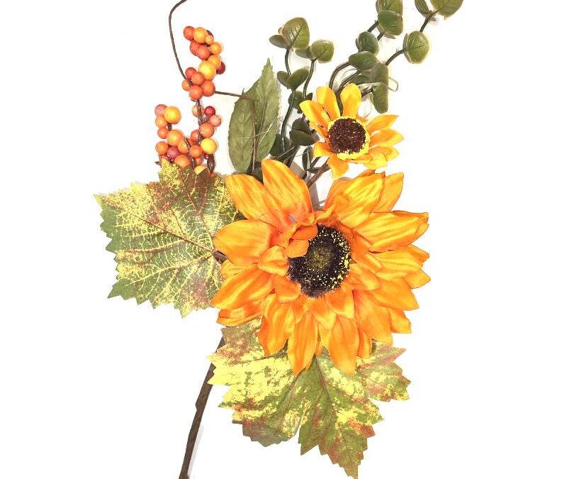 Autumn Flowers Berries Pick