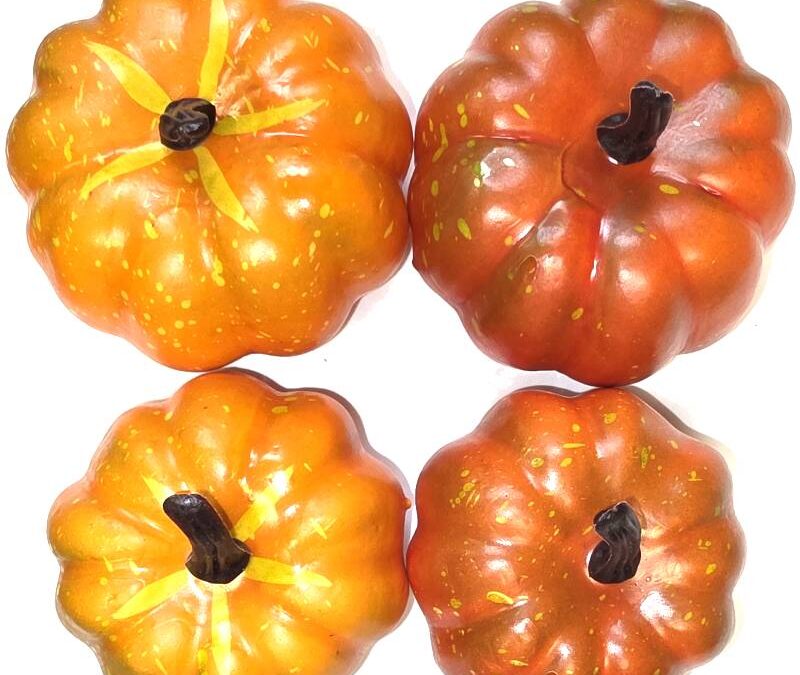 Shaded Foam Pumpkin w/ Speckles