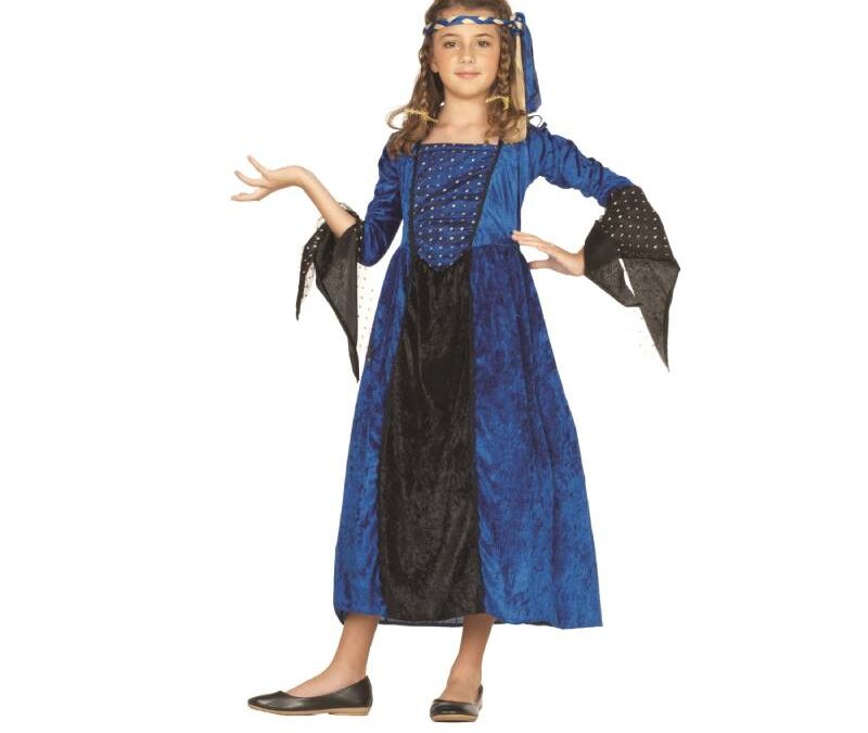 Renaissance Girl Blue & Black