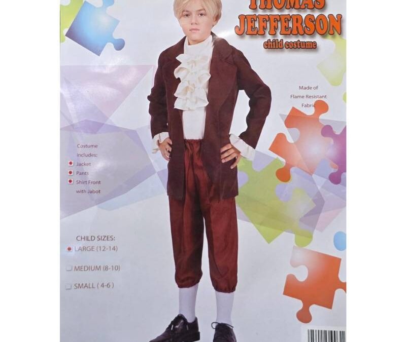 Thomas Jefferson Child Costume