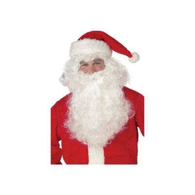 Santa Wig and Beard White