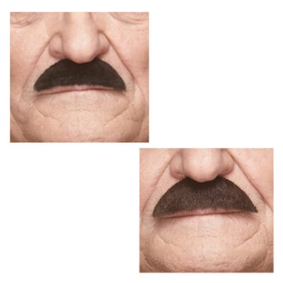 Small Chevron Mustache Black or Brown