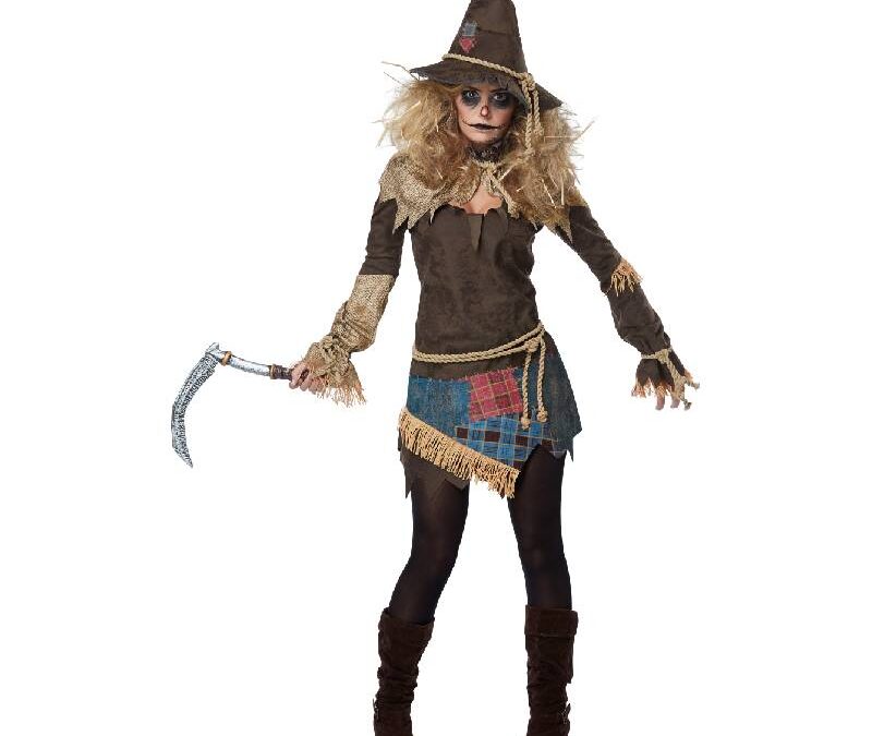 Creepy Scarecrow w Scythe