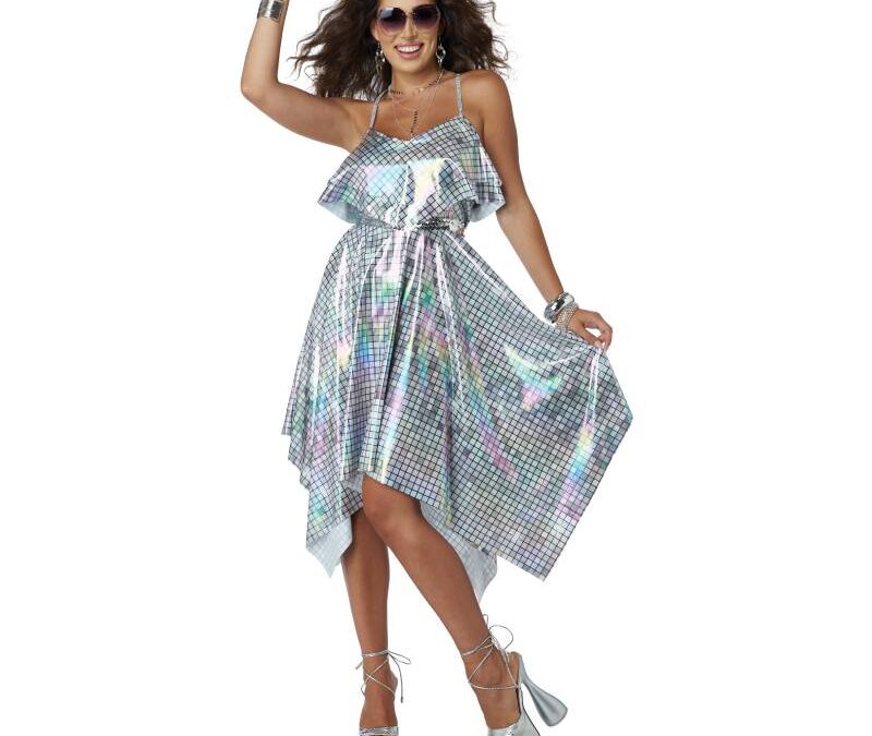 Disco Dress Silver Mirrorball