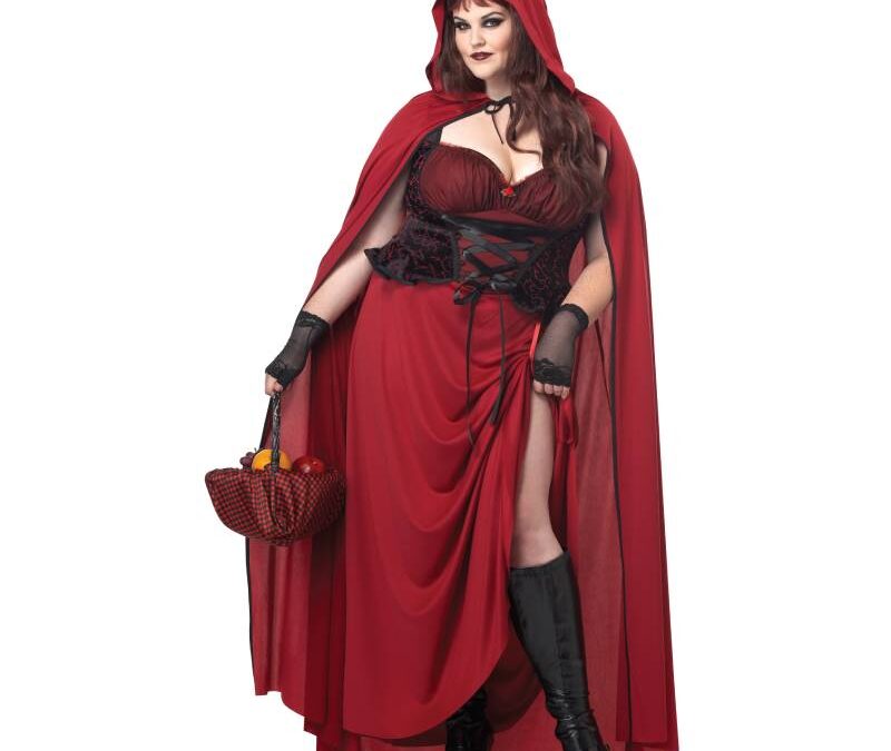 Dark Red Riding Hood Plus Size