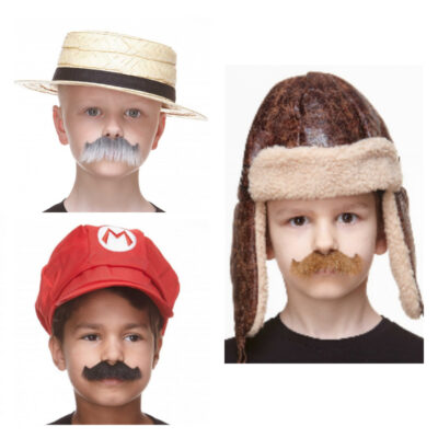 Child Size Mario Rocking Grandpa Old Man Mustache