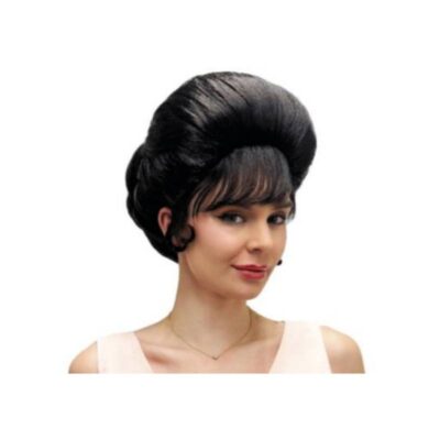 beehive retro wig- black