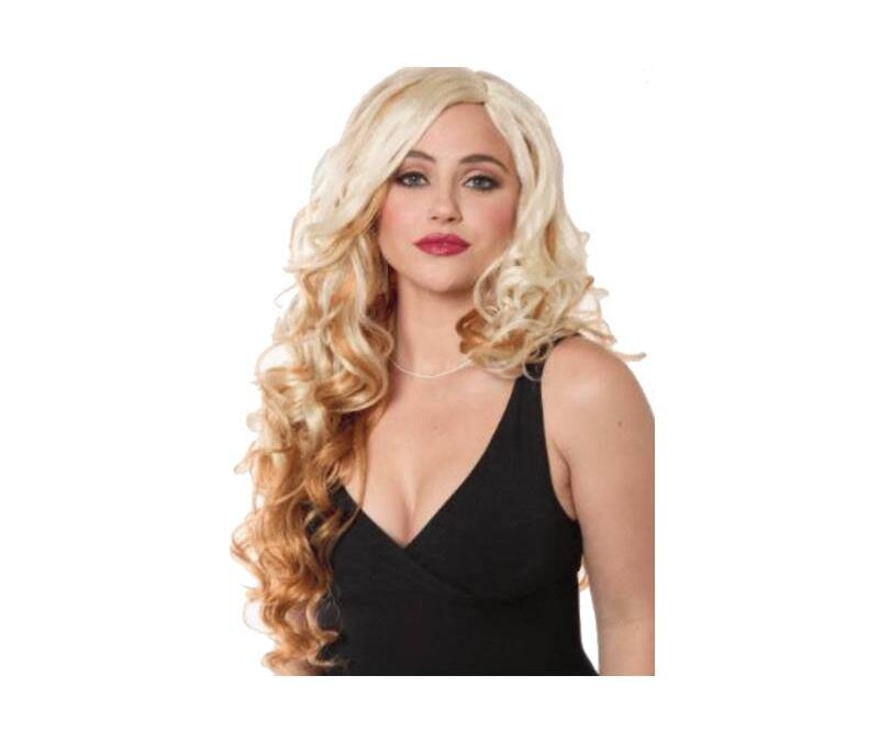 Christina Wig Blonde w Honey Highlights