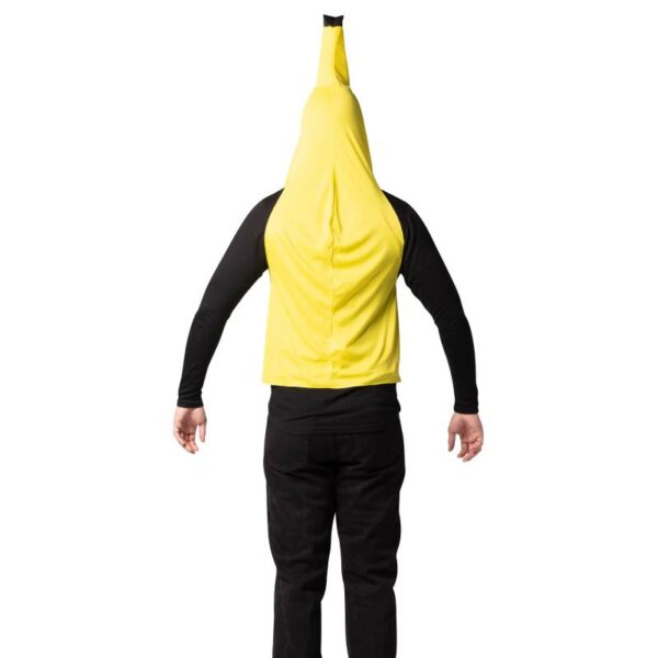 Costume A Banana Unisex Per Adulti, In Tessuto Non Tessuto, Con Occhiali Gialli A Forma Di Cuore, Per Carnevale, Halloween E Cosplay, Taglia 150-175 Cm