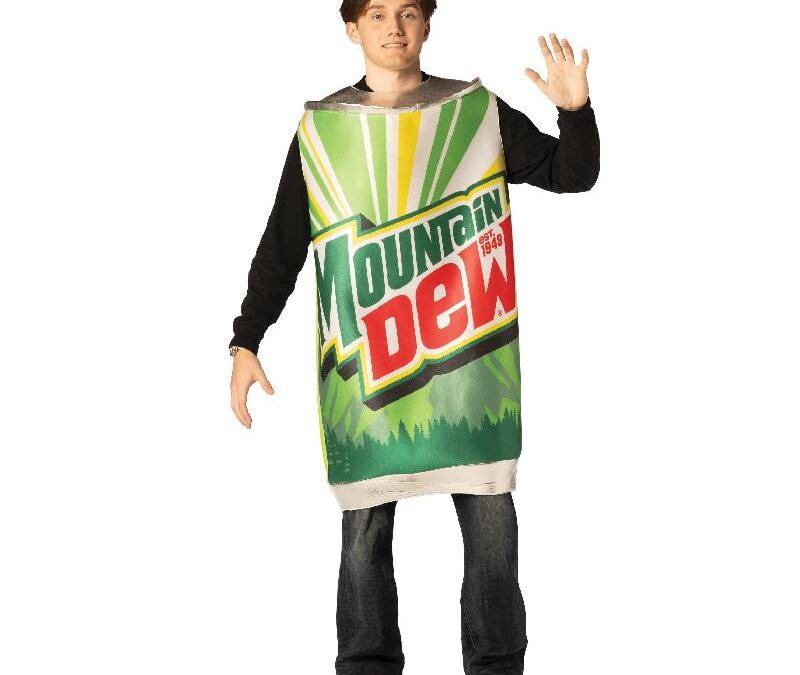 Mountain Dew Can Costume